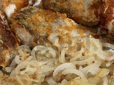 Keptas ešerys, marinuotas agurkų sūryme Žingsnis 8