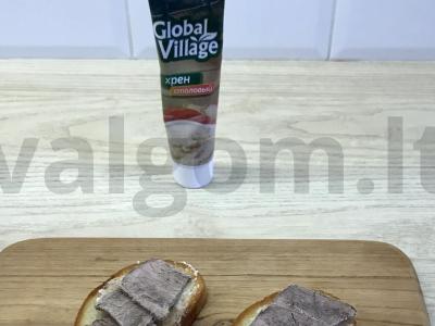 Brusketa su jautienos liežuviu ir krienais Žingsnis 4