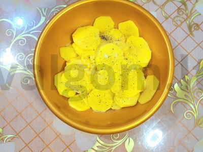 Kvapnus bulvės su pievagrybiais orkaitėje Žingsnis 2