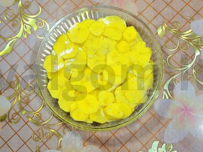 Kvapnus bulvės su pievagrybiais orkaitėje Žingsnis 3