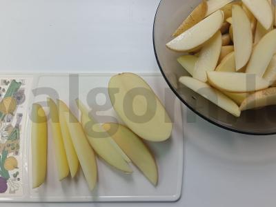 Kaimiški bulvės su alyvuogių aliejumi Žingsnis 2