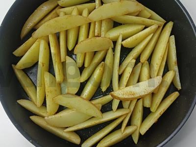 Kaimiški bulvės su alyvuogių aliejumi Žingsnis 4