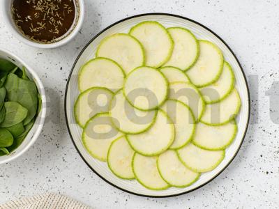 Cukinijų karpačo Žingsnis 4