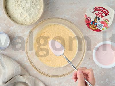 Varškės apkepas Žingsnis 2