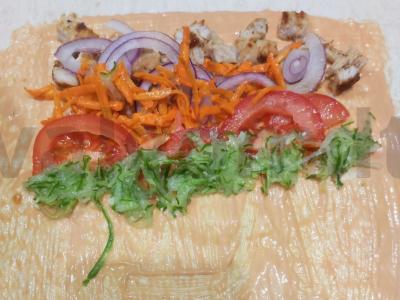 Šašlykas su kalakutiena ir daržovėmis Žingsnis 3