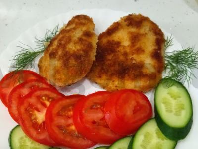 Vištienos filė, kepta džiūvėsėliuose pagrindine nuotrauka