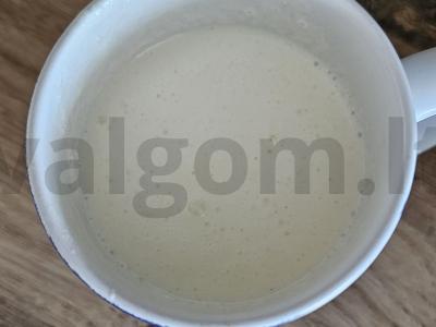 Greitas desertas su abrikosų džemu Žingsnis 1