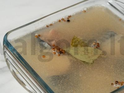 Skumbrė aštriame marinate Žingsnis 6