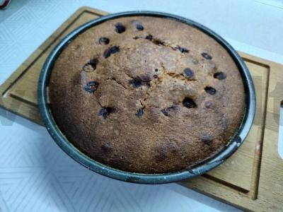 Kvietinių miltų keksiukas su vyšniomis pagrindine nuotrauka