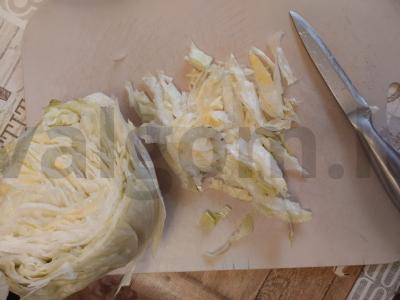 Sultingas salotas su žolelėmis ir raudona žuvimi Žingsnis 3