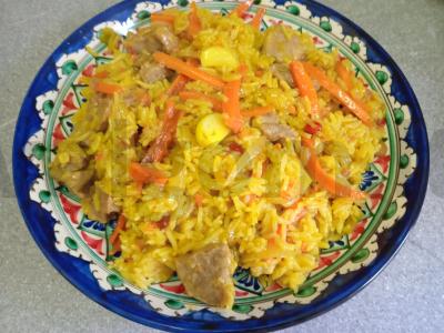 Basmati ryžių plovas su kiauliena ir česnaku Žingsnis 11