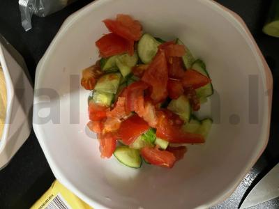 Vasaros salotos su bryndža Žingsnis 2