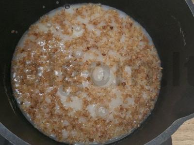 Grikių košė su obuoliais ir kokosų drožlėmis Žingsnis 2