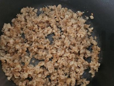 Grikių košė su obuoliais ir kokosų drožlėmis Žingsnis 3