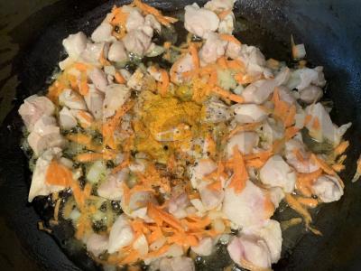 Bulvės su kalakutiena Žingsnis 5