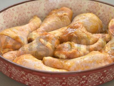 Vištienos blauzdelės medaus-sojų marinate orkaitėje Žingsnis 3