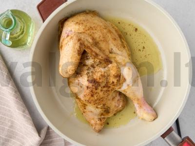 Troškinta vištiena namuose Žingsnis 2