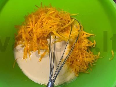 Švelniausias moliūgų pyragas Žingsnis 1