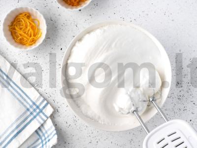 Be miltų šokoladinis sufleris Žingsnis 4