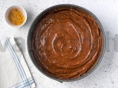 Be miltų šokoladinis sufleris Žingsnis 8