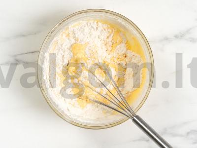 Tortas su šokoladiniu kremu Žingsnis 2