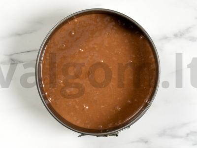 Tortas su šokoladiniu kremu Žingsnis 4