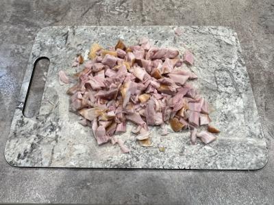 Salotas „Aštrus“ su rūkytomis vištienos krūtinėlėmis Žingsnis 7