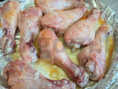 Vištienos blauzdelės su voveraitėmis Žingsnis 2