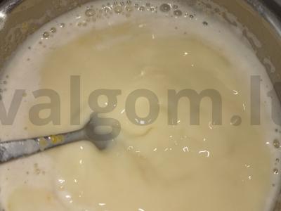 Medus tortas su kremu Žingsnis 5