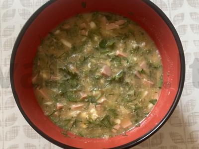 Okroška ant kvass pagrindine nuotrauka