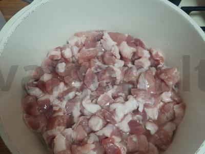 Greitas lagmanas su kiauliena Žingsnis 3