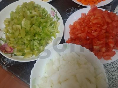 Greitas lagmanas su kiauliena Žingsnis 4