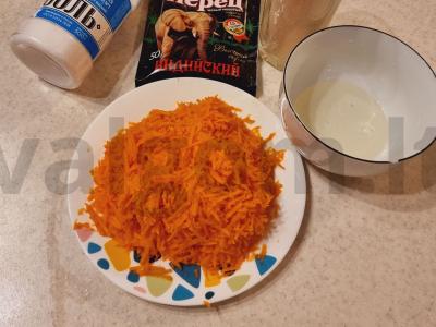 Morkų kotletai su kukurūzų kruopomis Žingsnis 1