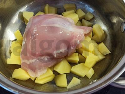 Grikių sriuba su vištiena Žingsnis 1