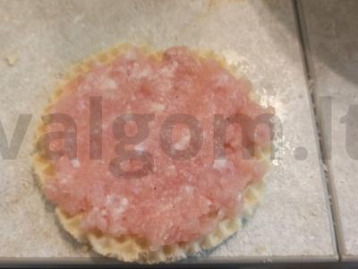 Vafliniai kotletai Žingsnis 1