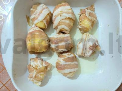 Kvapnus bulvės su bekonu orkaitėje Žingsnis 3