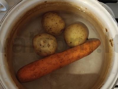 Salotas su ivasi ir kalmaru „Mano žuvis“ Žingsnis 3