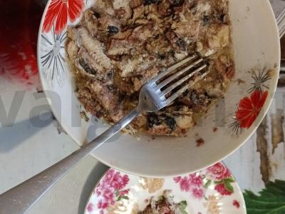 Salotas su ivasi ir kalmaru „Mano žuvis“ Žingsnis 4