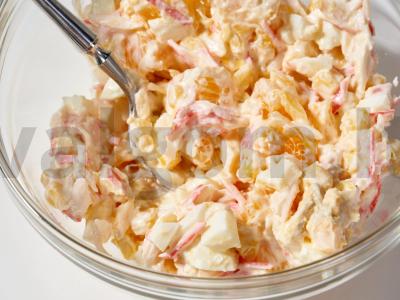 Karališkas salotas su apelsinais Žingsnis 5