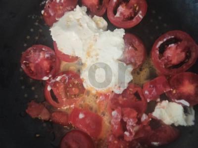 Grietininiai ryžiai su pomidorais Žingsnis 3