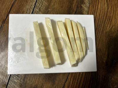 Salotas su pomidorais ir halumi sūriu Žingsnis 4