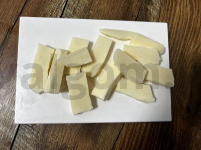 Salotas su pomidorais ir halumi sūriu Žingsnis 5