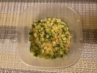 Salotas „Stolička“ su kalakutiena Žingsnis 4