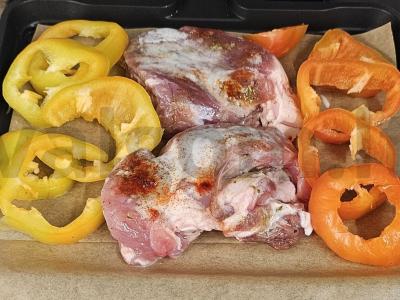 Mėsa su paprikomis ant grotelių Žingsnis 3