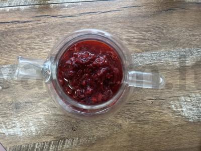 Vaisių-uogų arbata su mėtomis Žingsnis 4