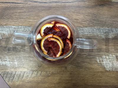 Vaisių-uogų arbata su mėtomis Žingsnis 6