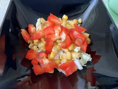 Salotas „Rudens spalvos“ Žingsnis 3