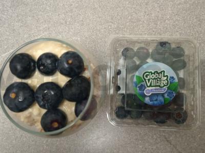 Varškės desertas su medumi ir mėlynėmis Žingsnis 7