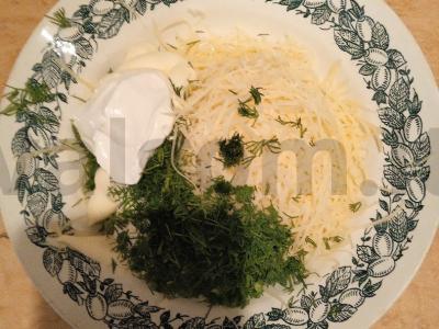 Tortilijos su sūriu ir krapais Žingsnis 1