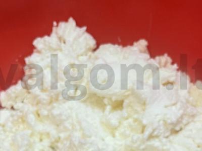 Grietinėlės varškėčiai Žingsnis 1